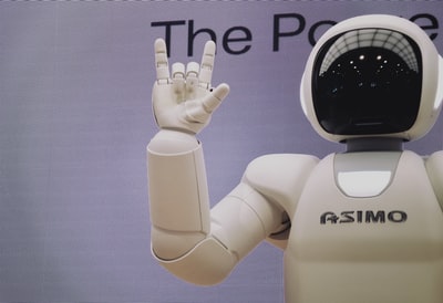 阿西莫机器人做手势